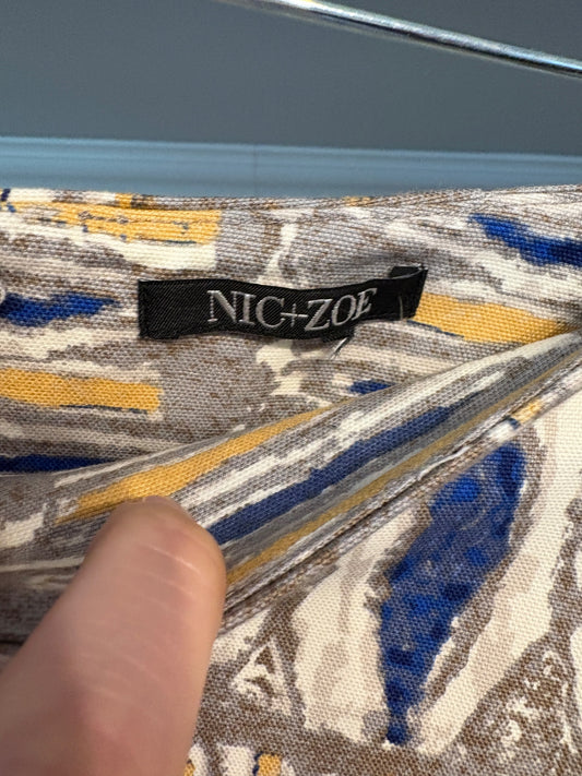 Nic + Zoe Pisces Print Pencil Skirt