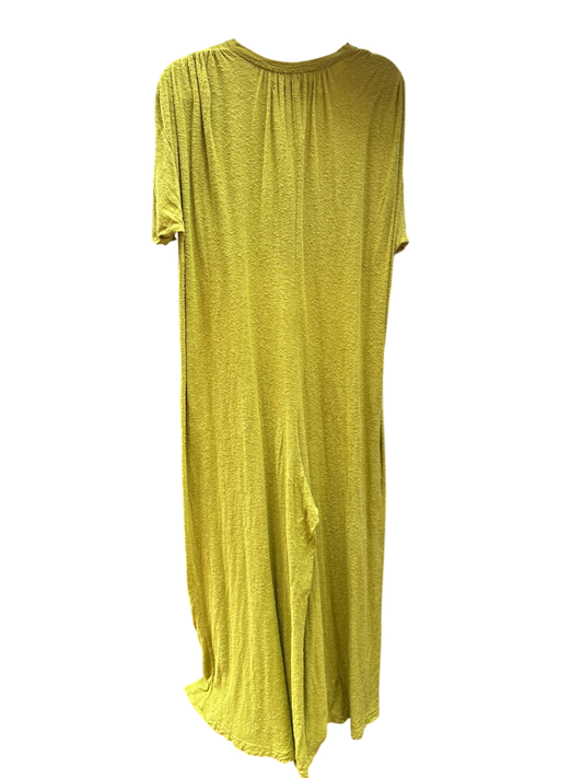 FP Beach My Go To Oversized Jumpsuit in Chartreuse