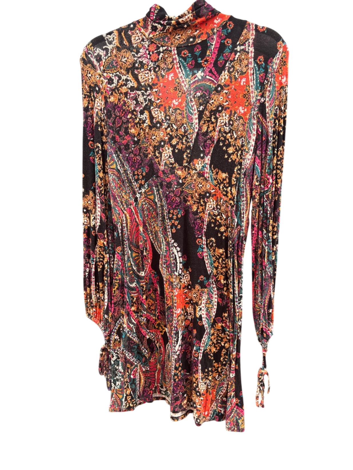 Free People High Neck Open Back Boho Dress