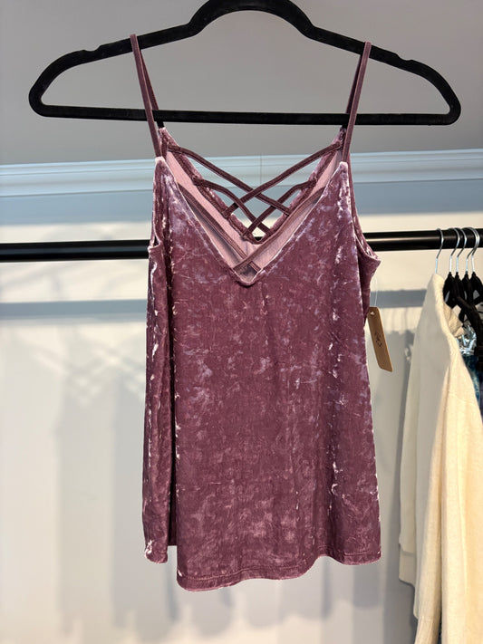 American Eagle Crushed Velvet Tank