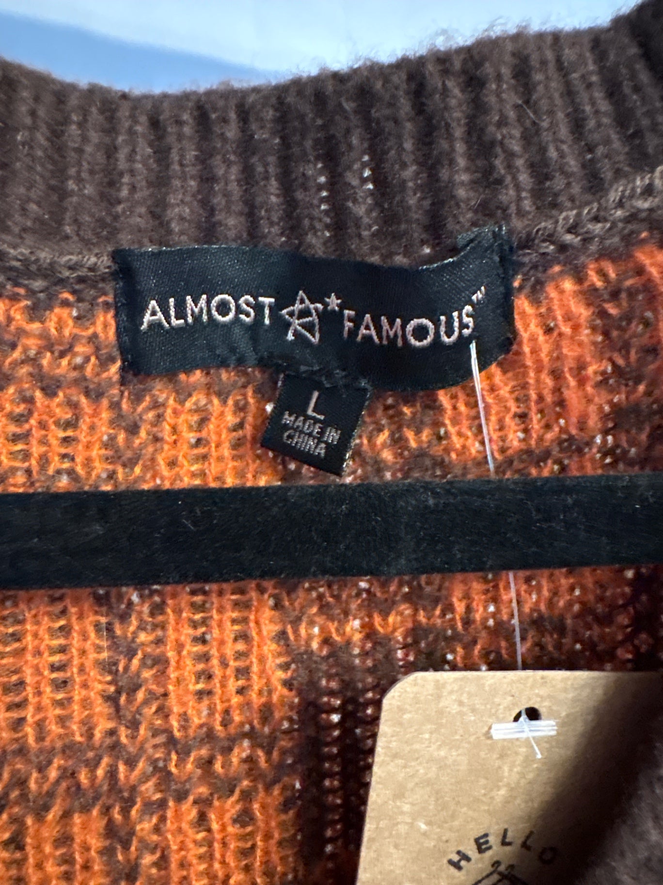 Almost Famous Sweater Vest NWT