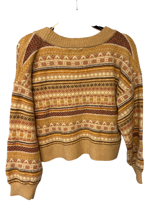 Pink Rose Cropped Button Up Cardigan