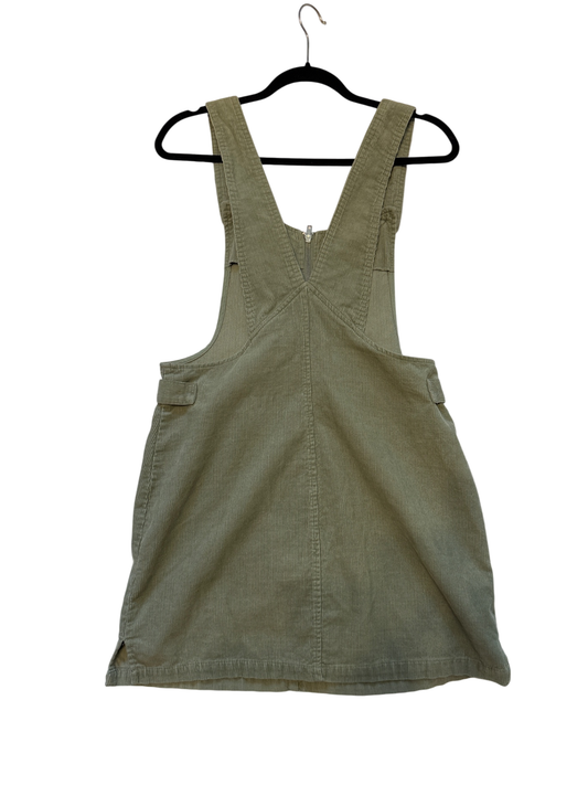 Wild Fable Corduroy Jumper/Overall Dress in Sage Green