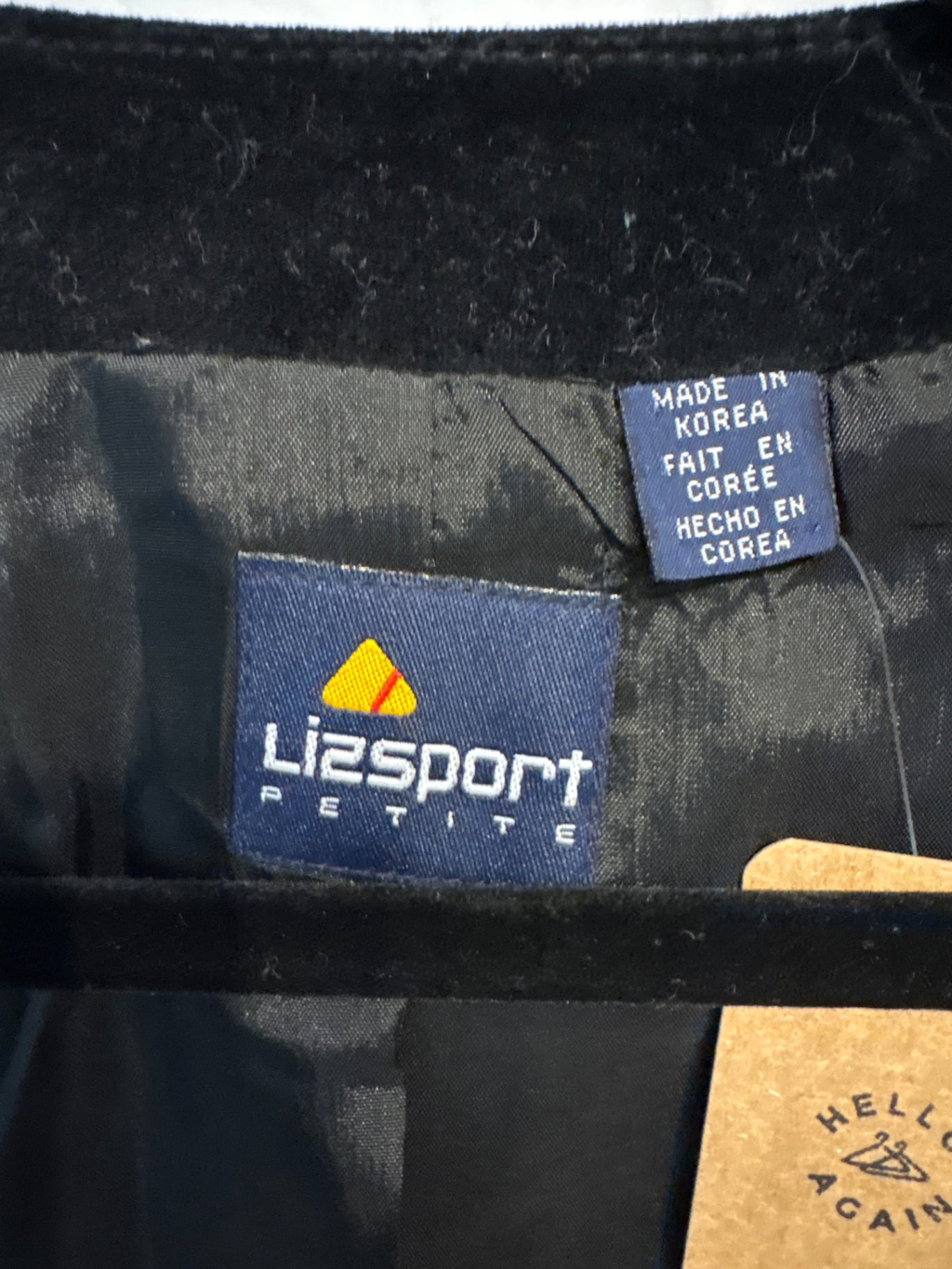 LizSport Velvet Bowlero Jacket - Vintage