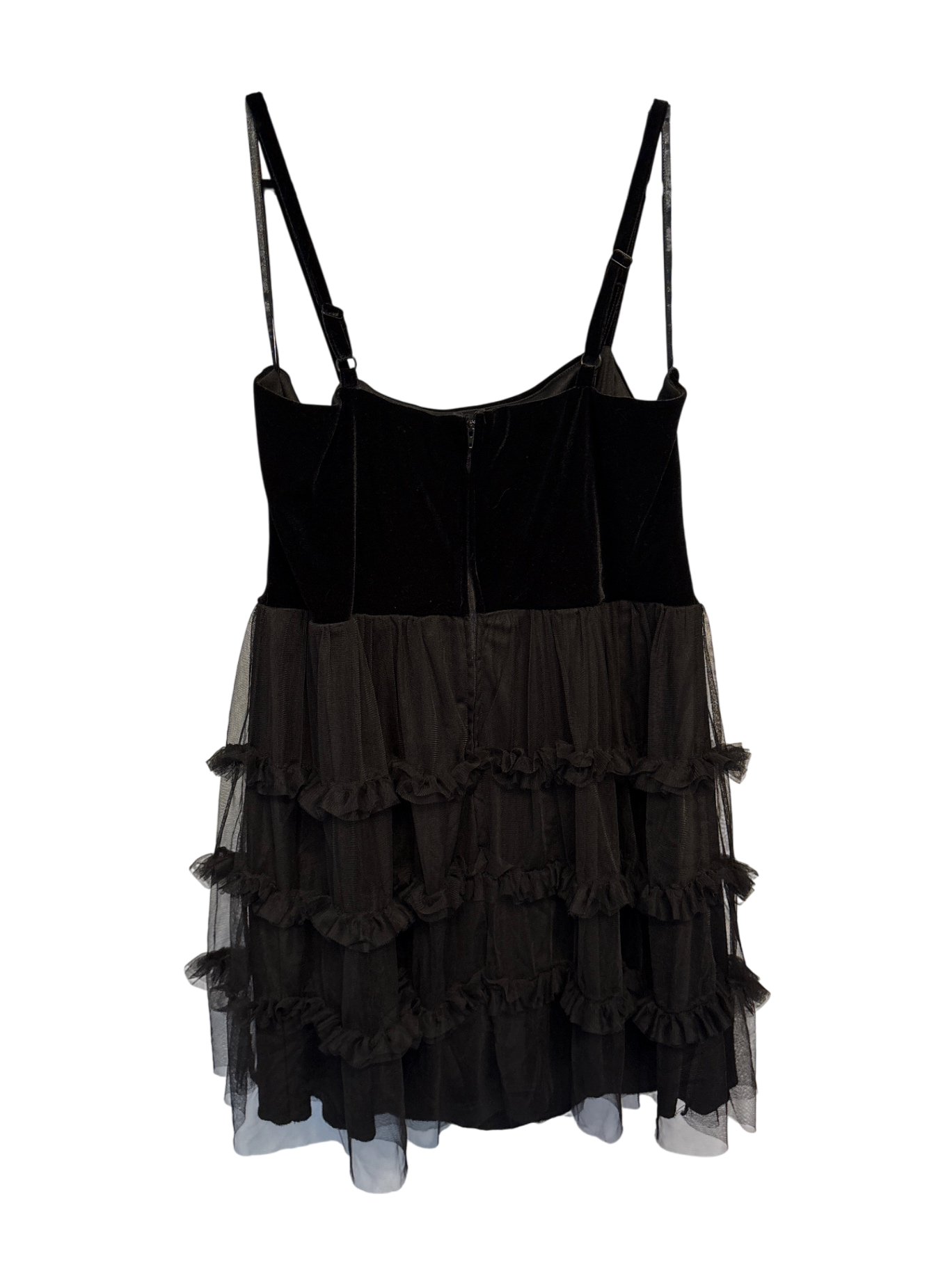 Trixxi Velvet and Tulle Mini Dress