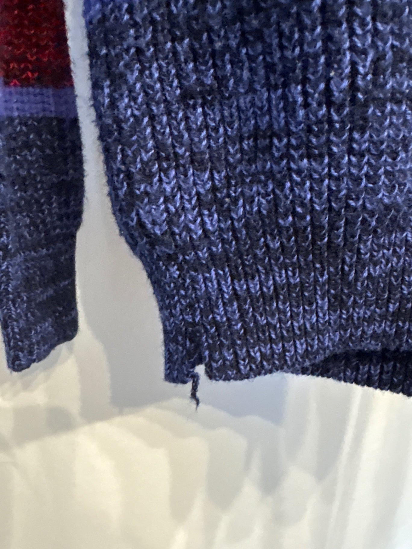 Wrangler Striped Sweater - Vintage (Flaw: Right Hem)