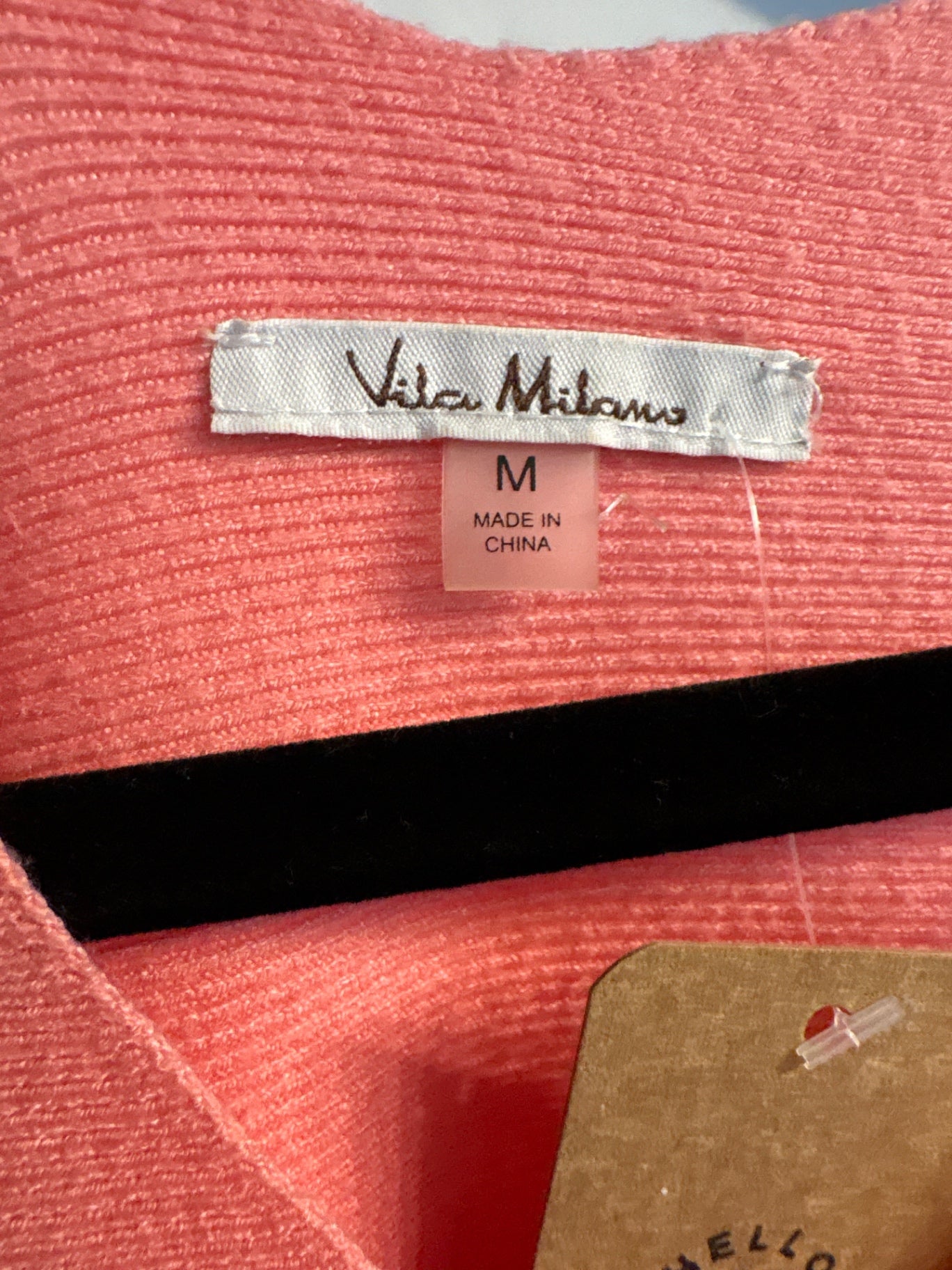 Vila Milano Quarter Sleeve Sweater in Pink