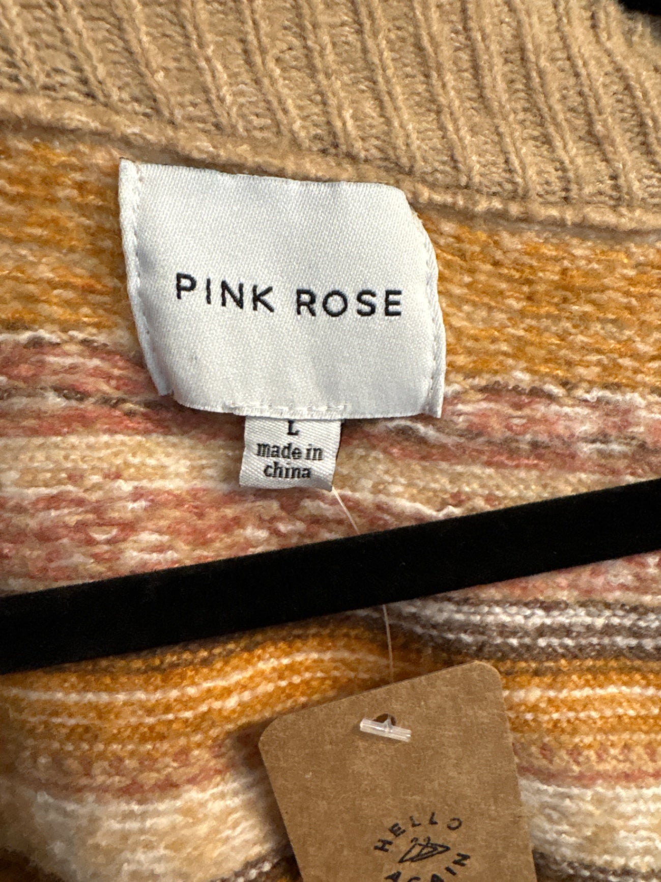Pink Rose Cropped Button Up Cardigan