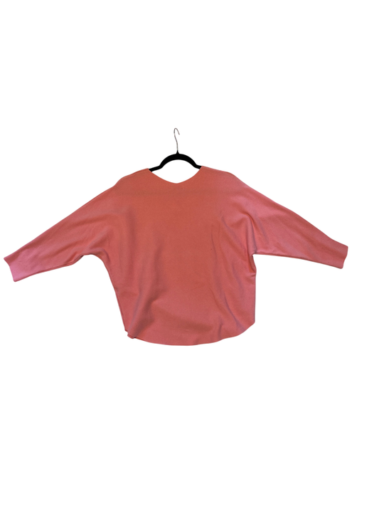 Vila Milano Quarter Sleeve Sweater in Pink