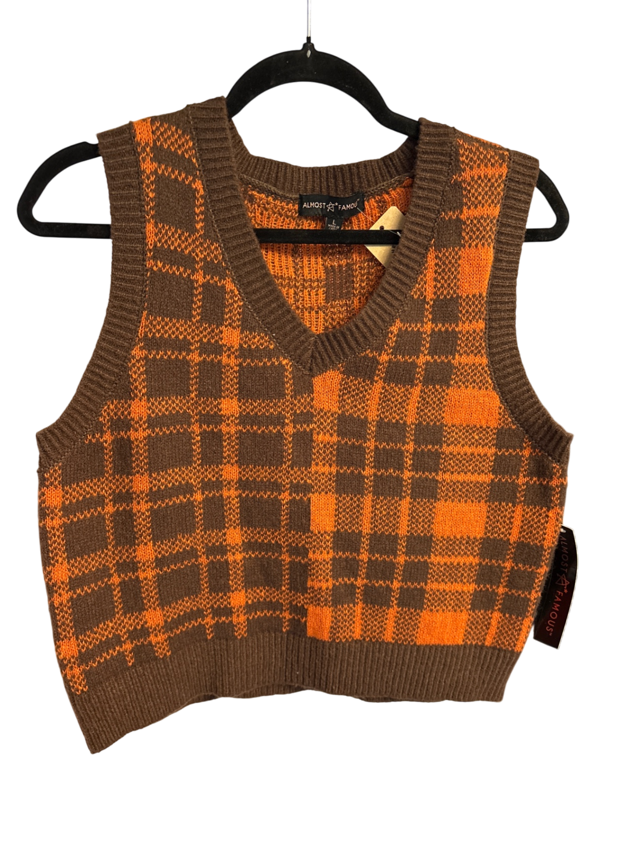Almost Famous Sweater Vest NWT