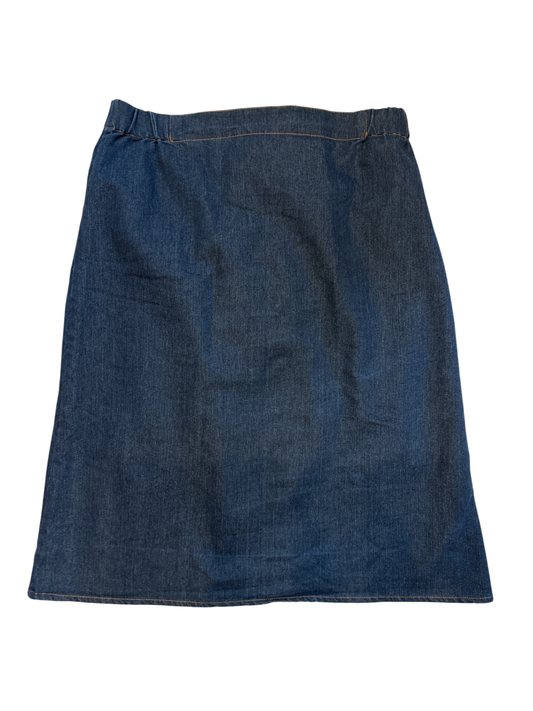 Jennifer Lauren Denim Button Front Skirt