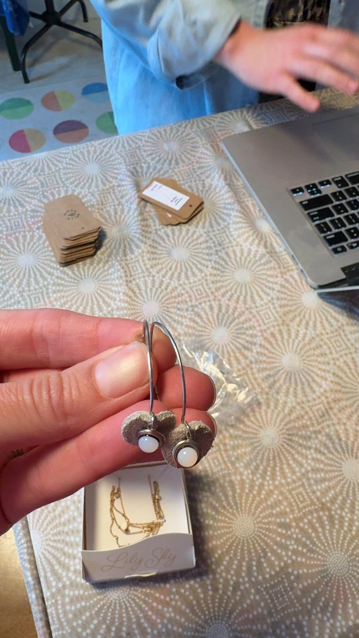 Lily Sky Artisan Hoop Earrings