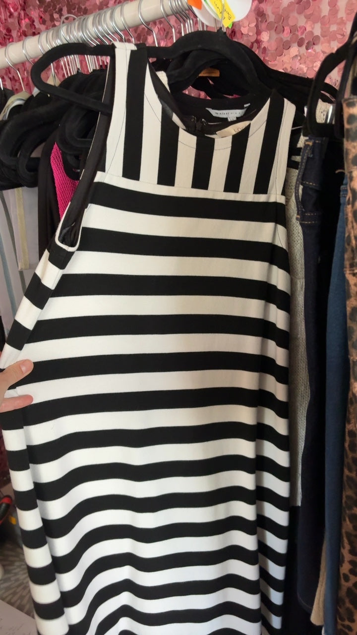 LOFT Striped Dress / Size: SP
