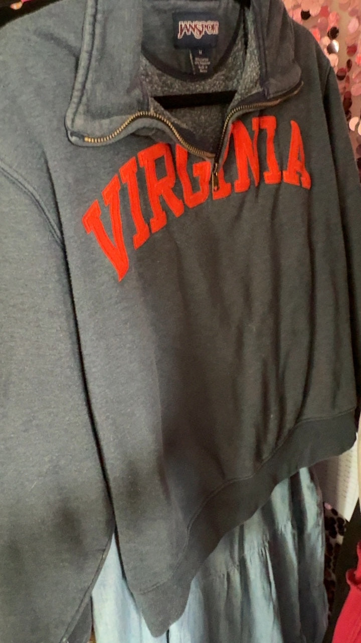 UVA Quarter Zip Sweatshirt AS IS / Size: M