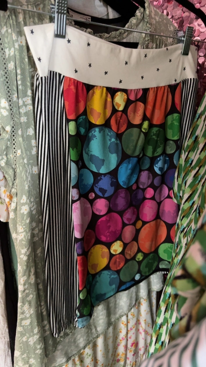 Creative Cotton Skirt / Size: L