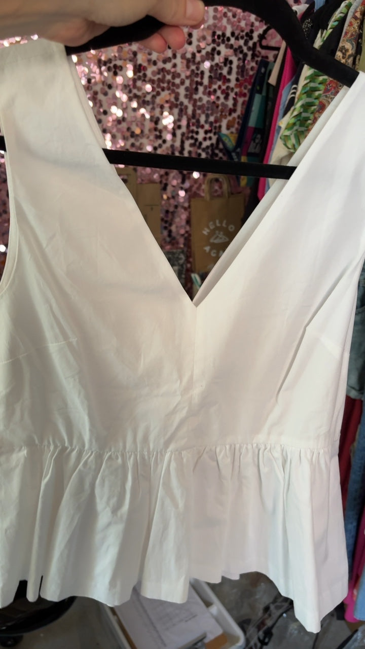 J. Crew Peplum Tank NWT / Size: 4/S