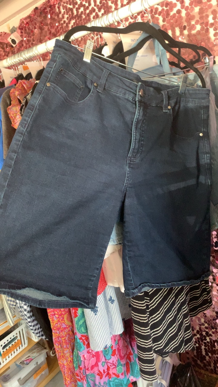 Universal Standard Dark Denim shorts / Size: 14