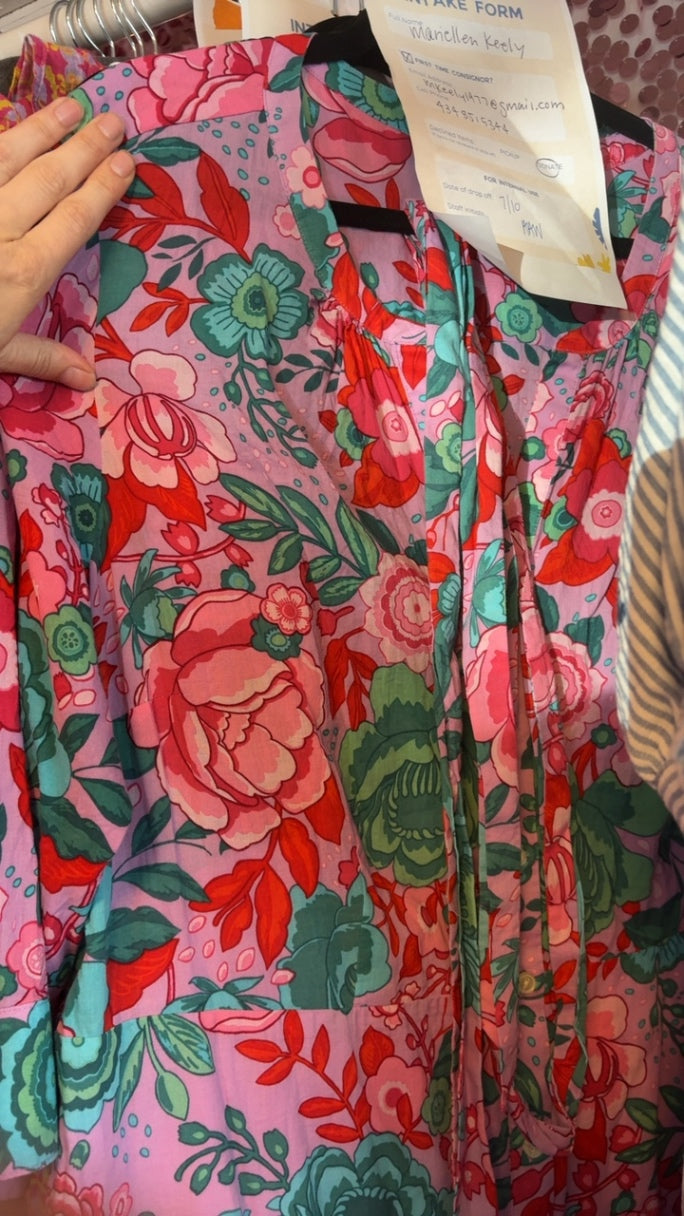 Talbots Floral Shirt Dress / Size: XXXL