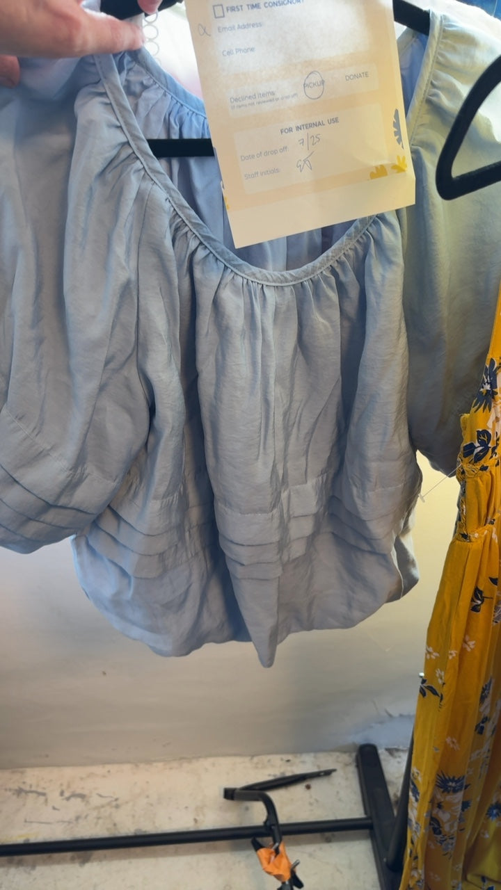 Maeve by Anthropologie Puff Sleeve Shirt / Size: S