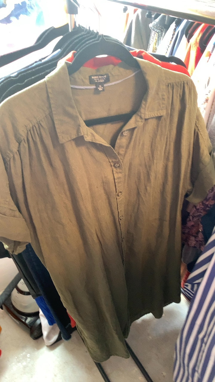 J.Crew Olive Green Dress / Size: XL
