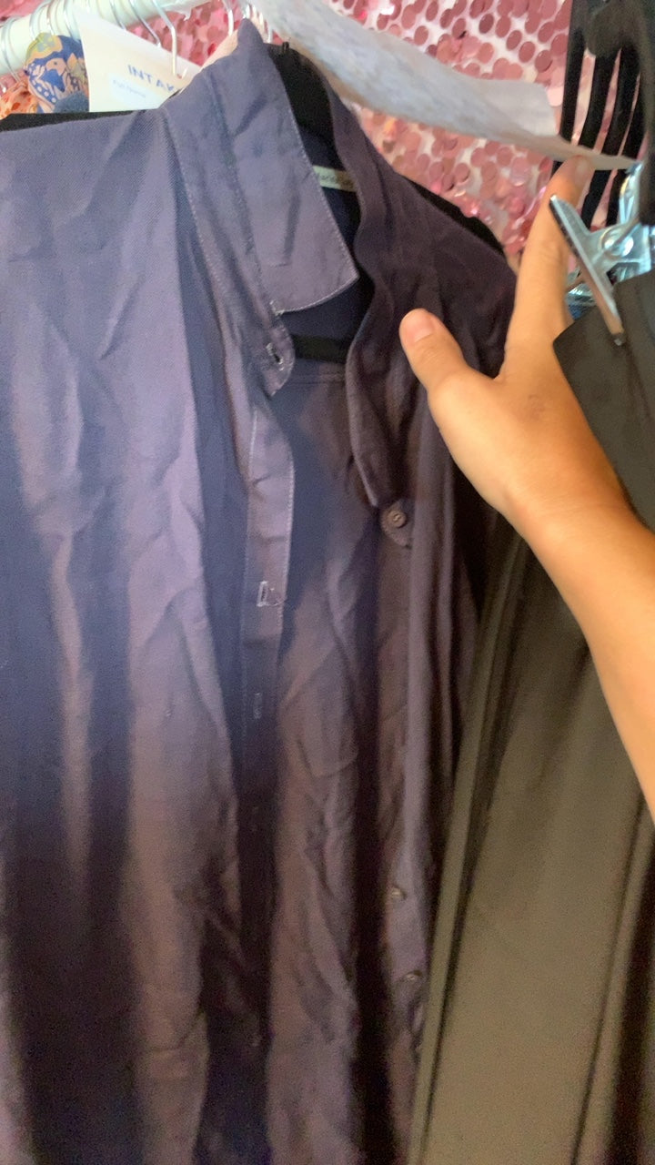 Marine Layer Navy Shirt / Size: M