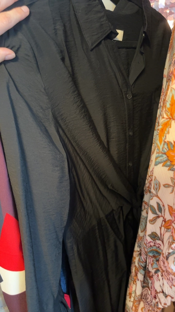 LOFT Tie Front Dress NWT / Size: 10/M