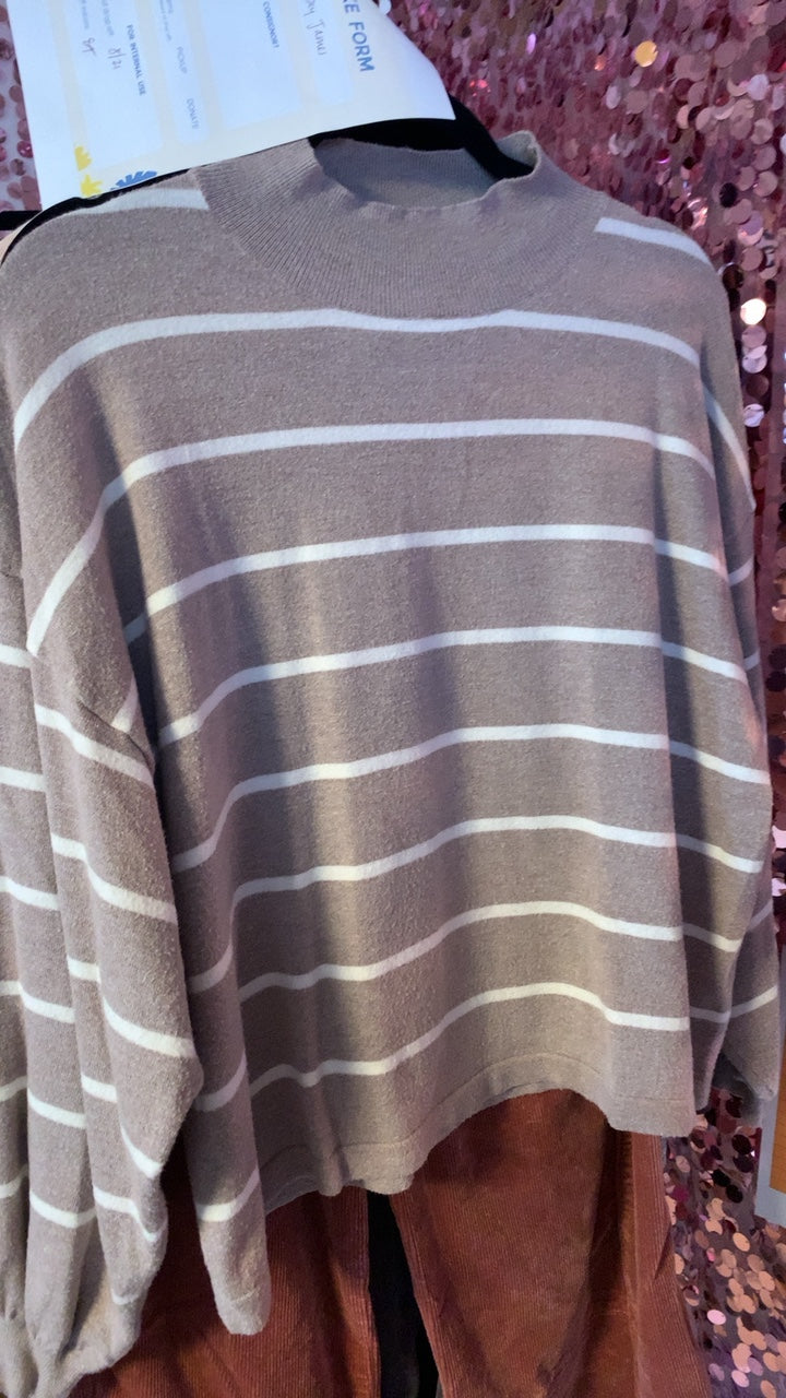 Dreamers Stripped Sweater / Size: S/M