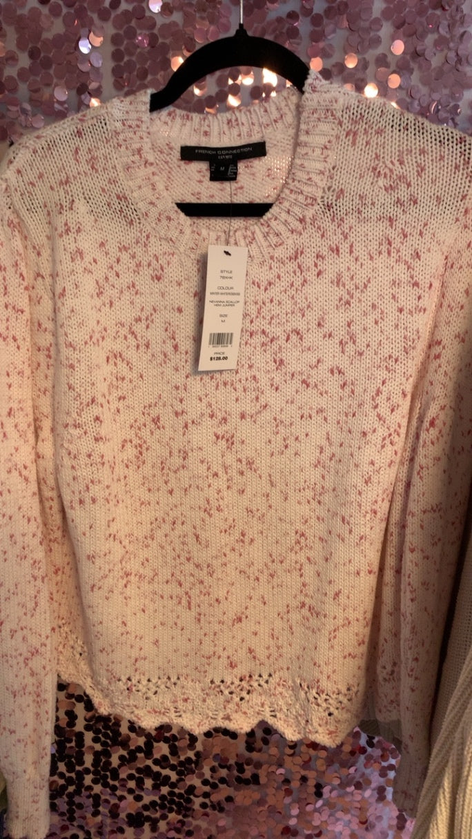 French connection NWT Freckle Sweater / Size: M