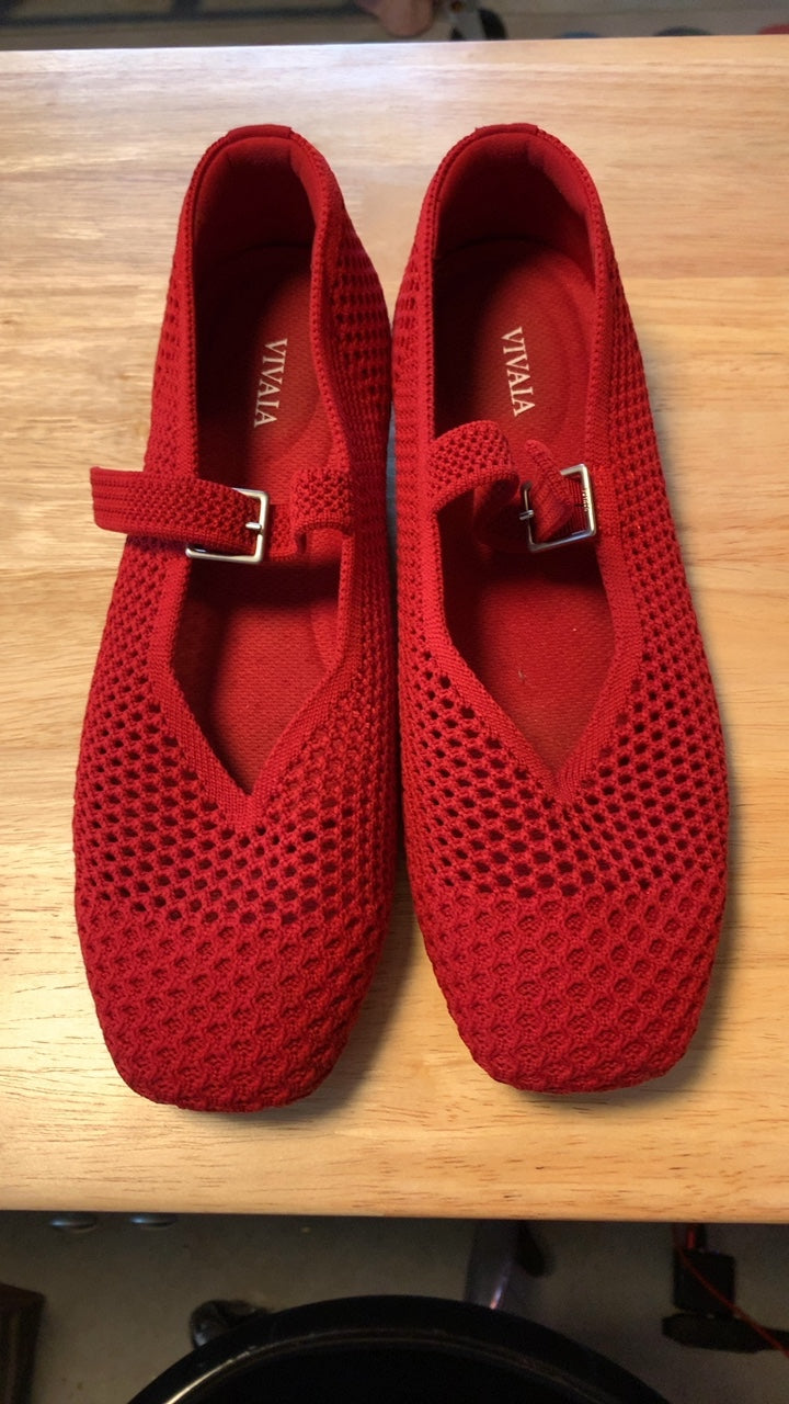 Vivaia Red Shoes / Size: 39/8