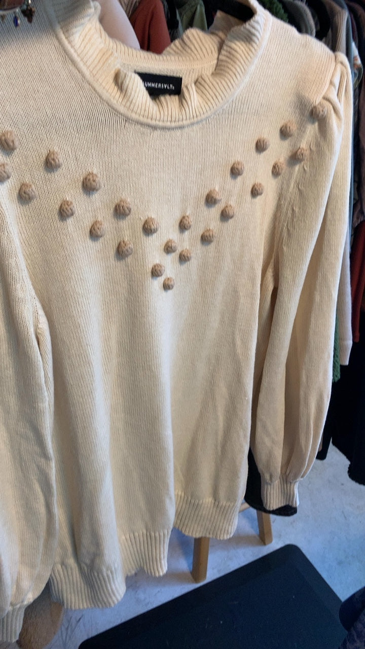 Summersalt Pom Pom Sweater / Size: M