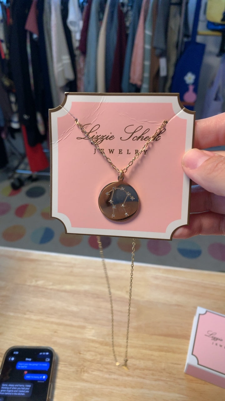 Lizzie Scheck Zodiac Necklace