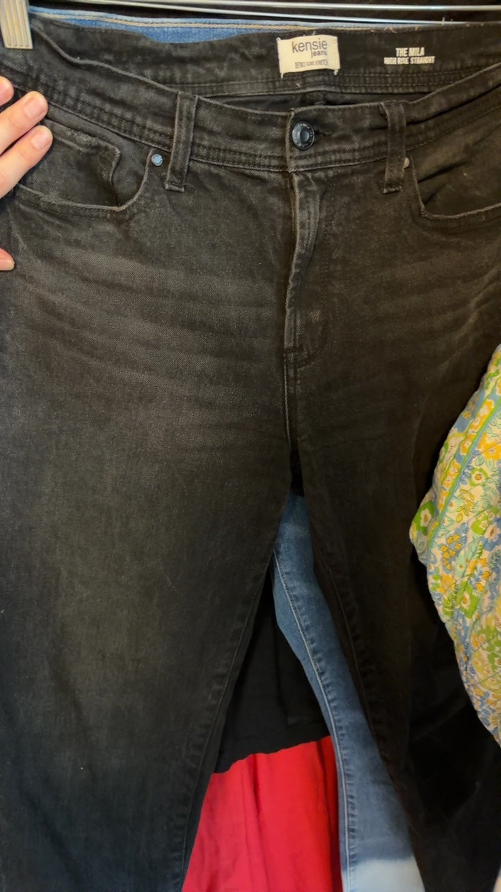 Kensie Black Jeans / Size: 6/28/S