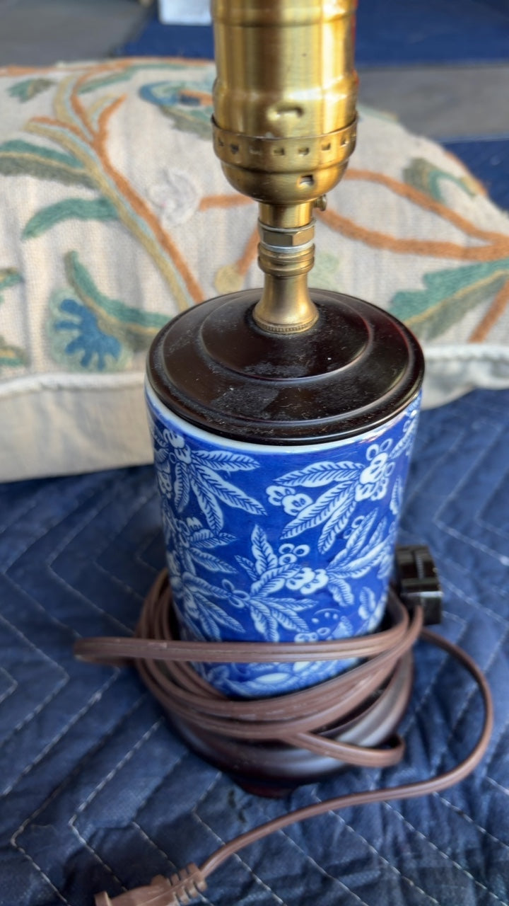 Blue Ceramic Lamp