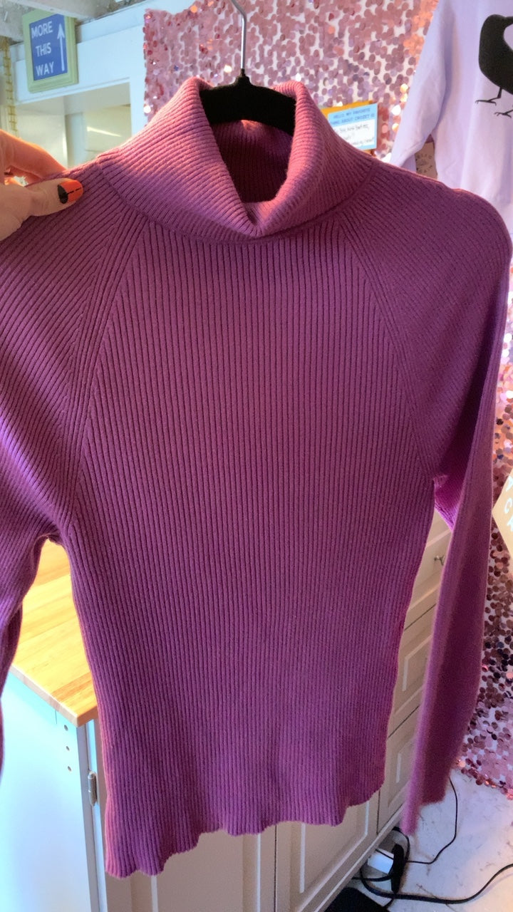Gap Turtle Neck Sweater in Purple/ Size: Fits like a Small