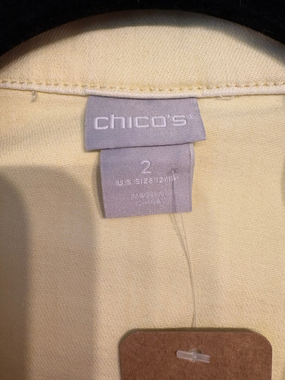 Chicos Denim Jacket in Yellow
