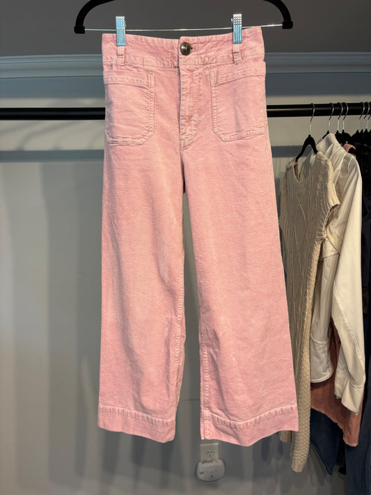 Maeve by Anthro Colette Pants in Pink Corduroy