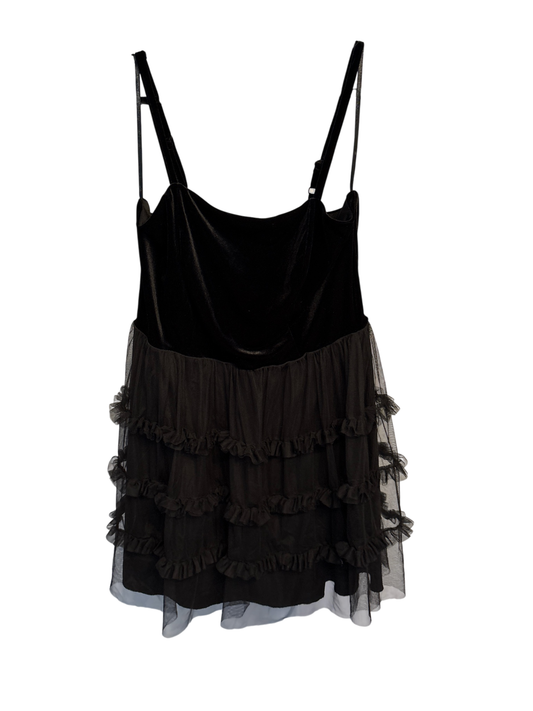 Trixxi Velvet and Tulle Mini Dress