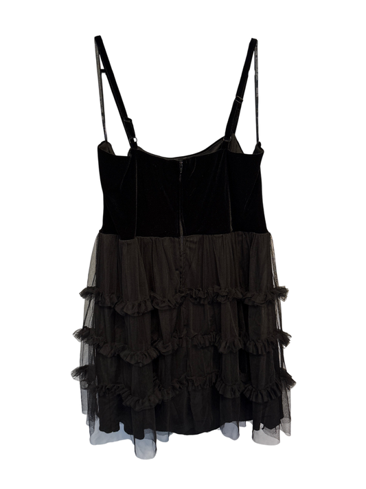 Trixxi Velvet and Tulle Mini Dress