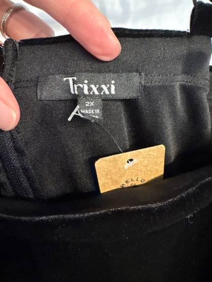 Trixxi Velvet and Tulle Mini Dress