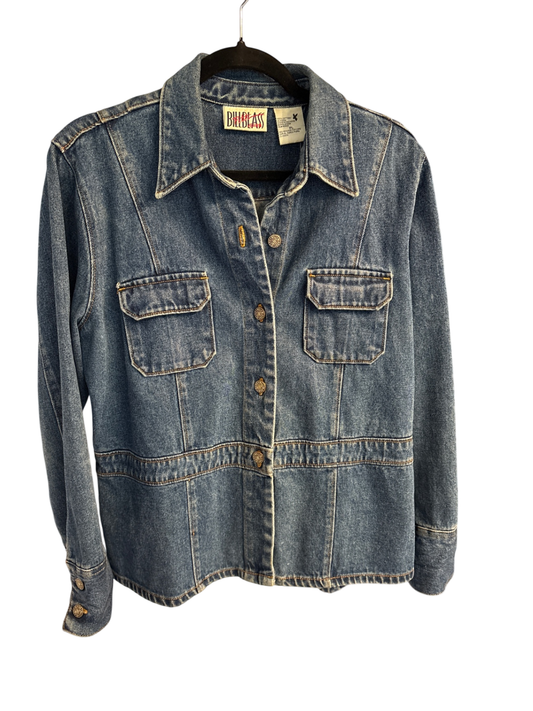 Blue Bass Denim Jacket - Vintage