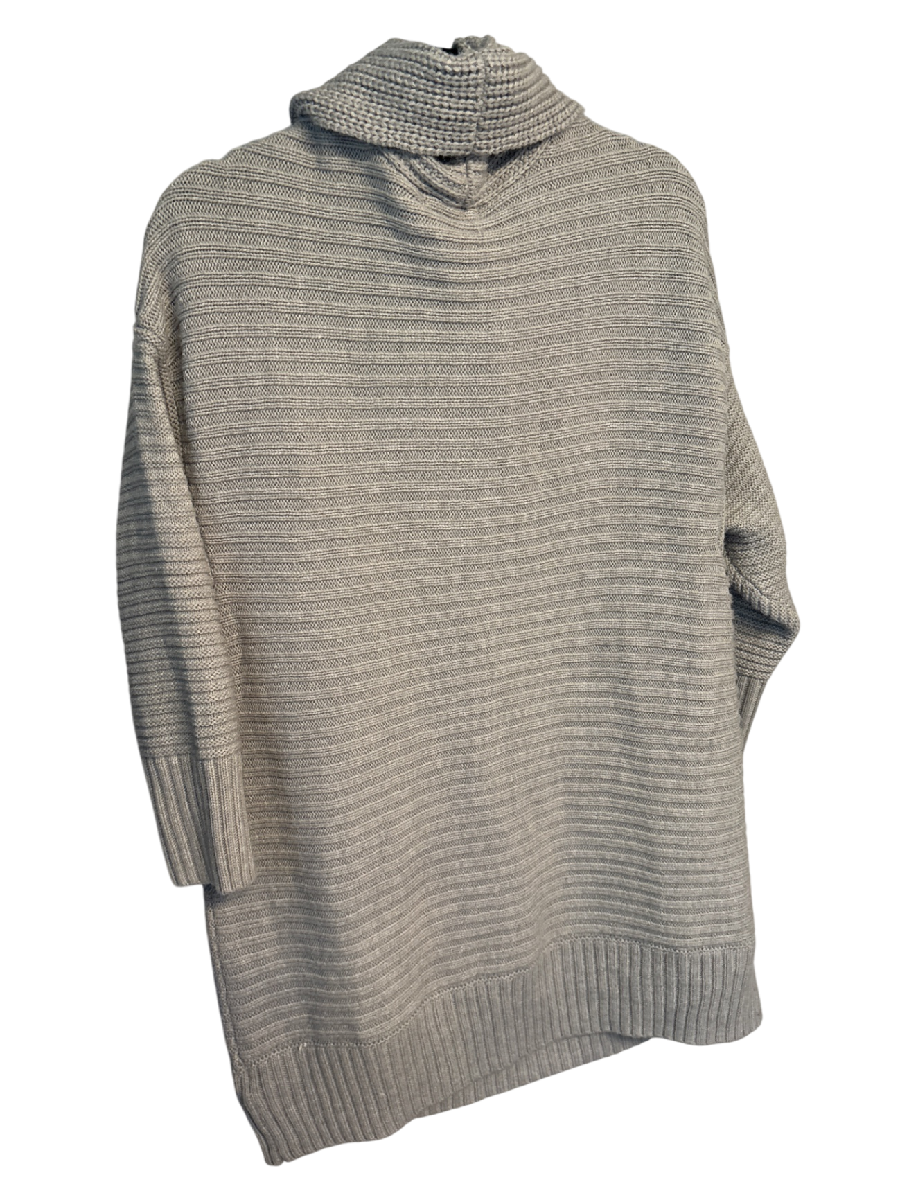 Max Studio Cowl Neck Long Sweater in Grey