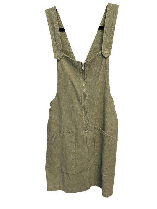 Wild Fable Corduroy Jumper/Overall Dress in Sage Green
