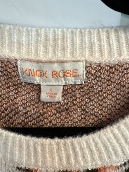 Knox Rose Soft Floral Crew Neck Sweater
