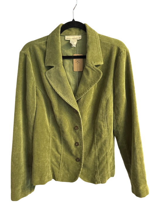 Requirements Corduroy Blazer in Light Green - Vintage