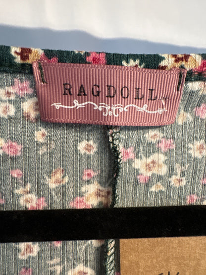 Ragdoll Gathered Stretch Floral Shirt