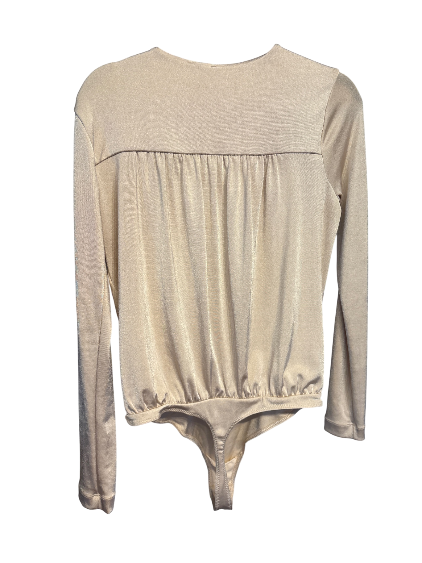 Free People Shimmering Deep V Bodysuit