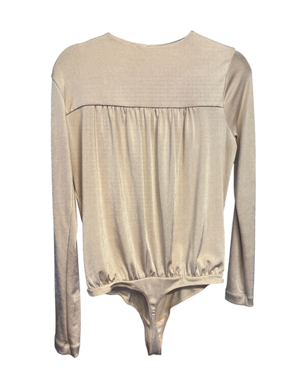 Free People Shimmering Deep V Bodysuit
