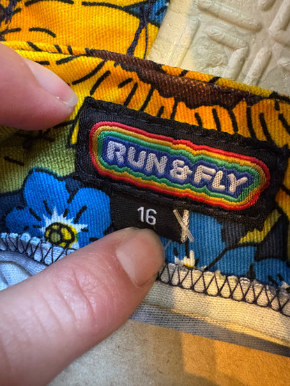 Run & Fly Sunflower Pinafore Dress