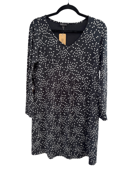 J. Jill Jersey Long Sleeve Dress in Petal Print