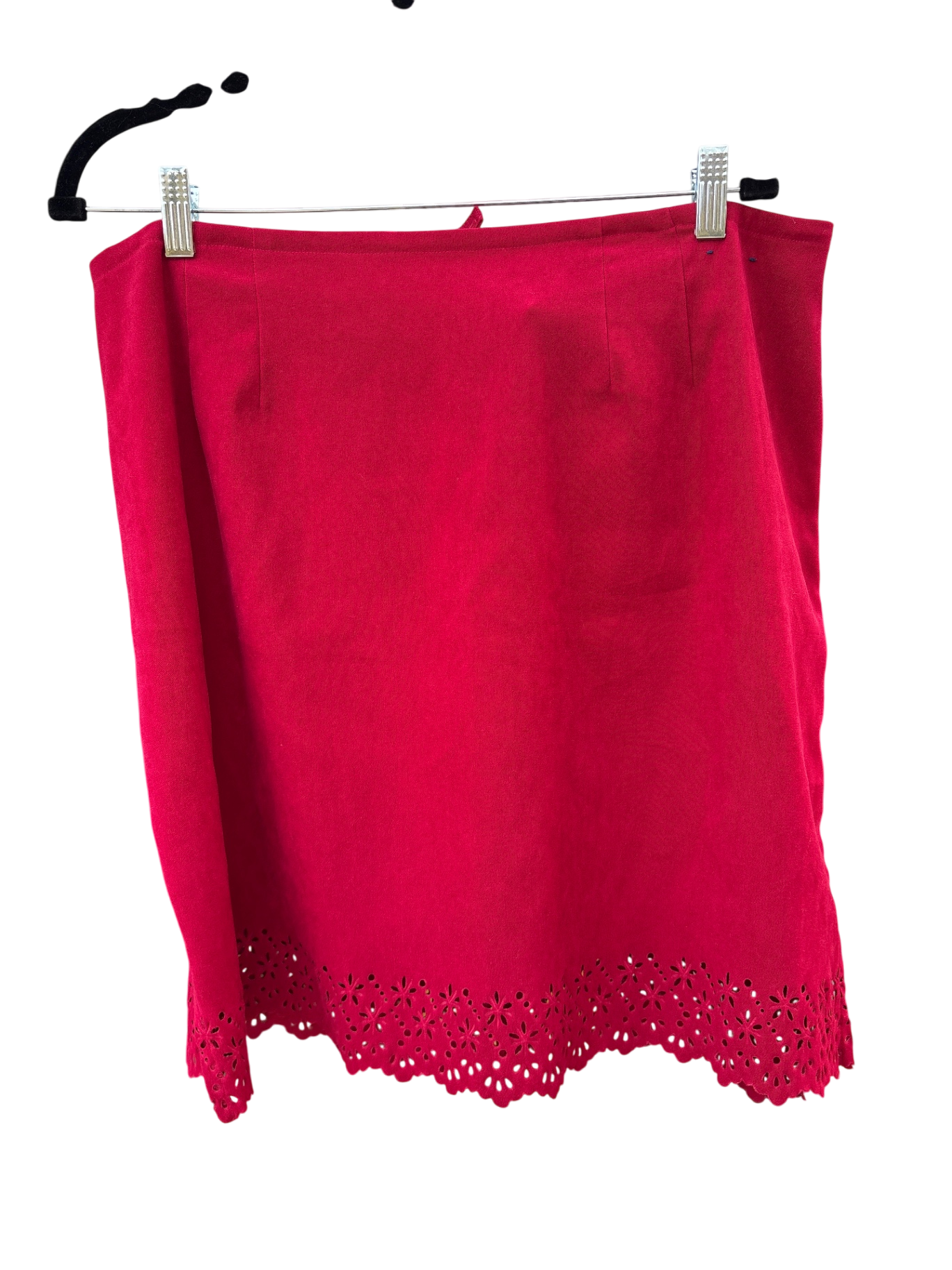 Venezie Jeans Mini Skirt with Cutout Hem